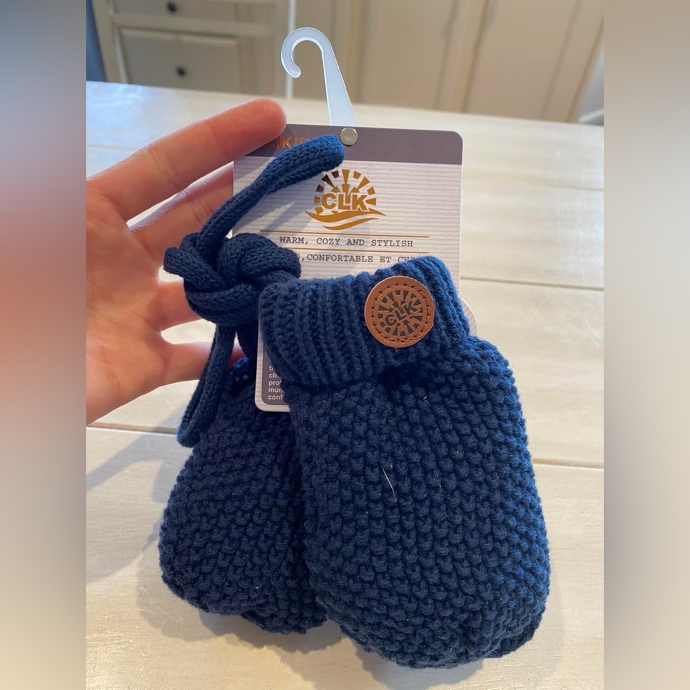 Calikids Toddler Knit Mittens Size M